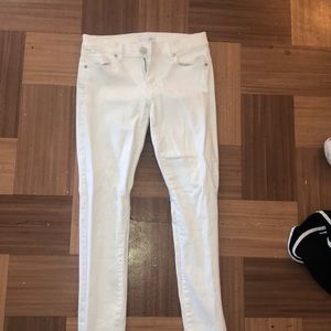 Loft White Jeans